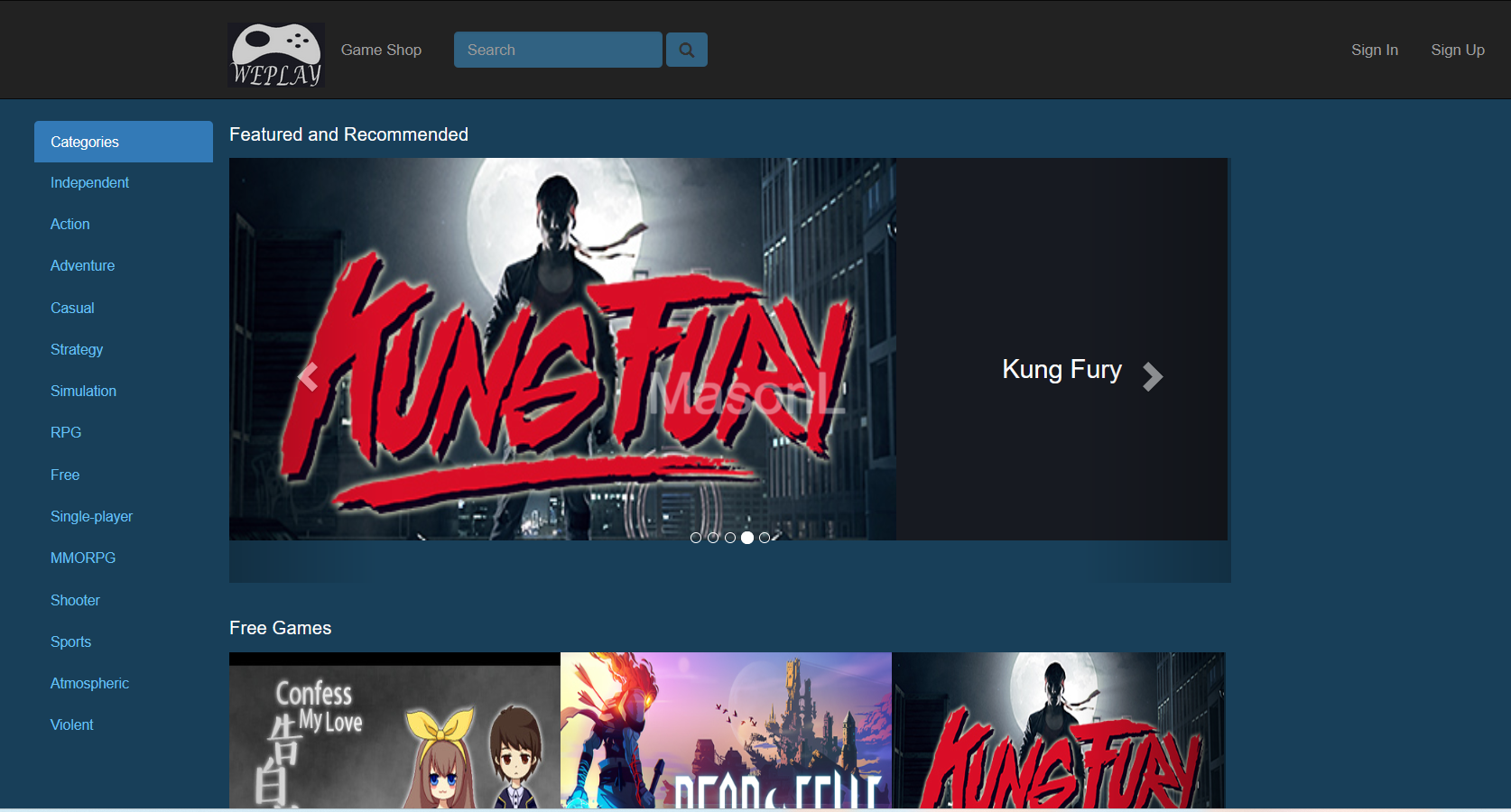 High-Performance Game Store